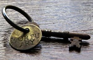 Mortuary key -  Menston Asylum, very kindly given to me by Freda Hullin.